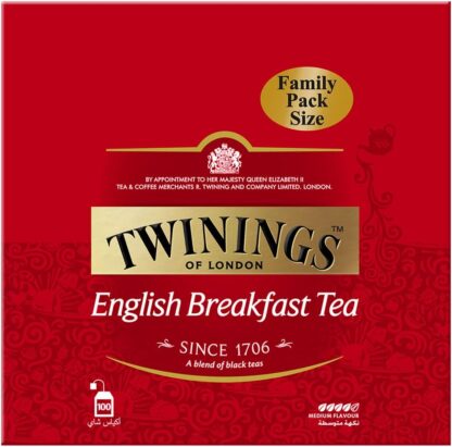 اكياس شاي انجليزي للافطار من توينينجز 100 كيس